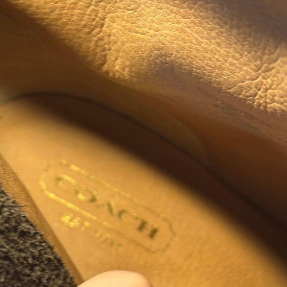 Coach Messina Women Leather & Jacquard Signature C Almond toe Ankle bootie 7.5 - Picture 11 of 14